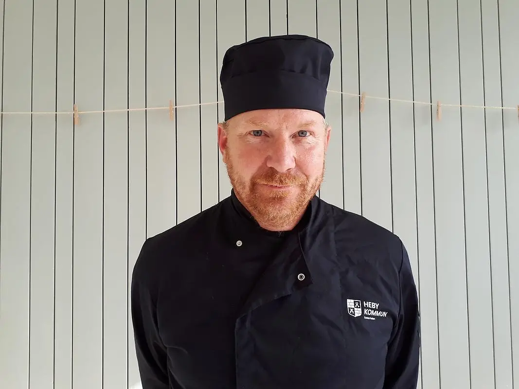 Johan Eklund, köksansvarig, Östervåla skola