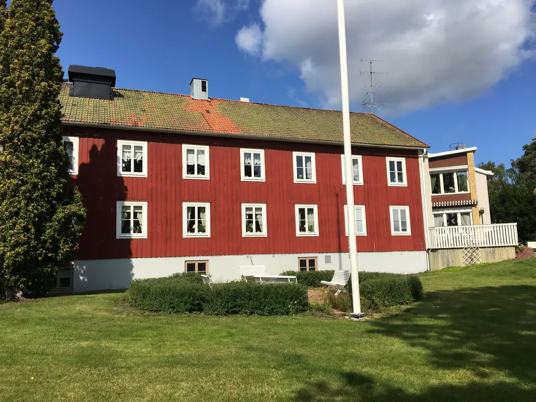 Tidigare Tallgården där ett nytt vård- och omsorgsboende nu planeras.