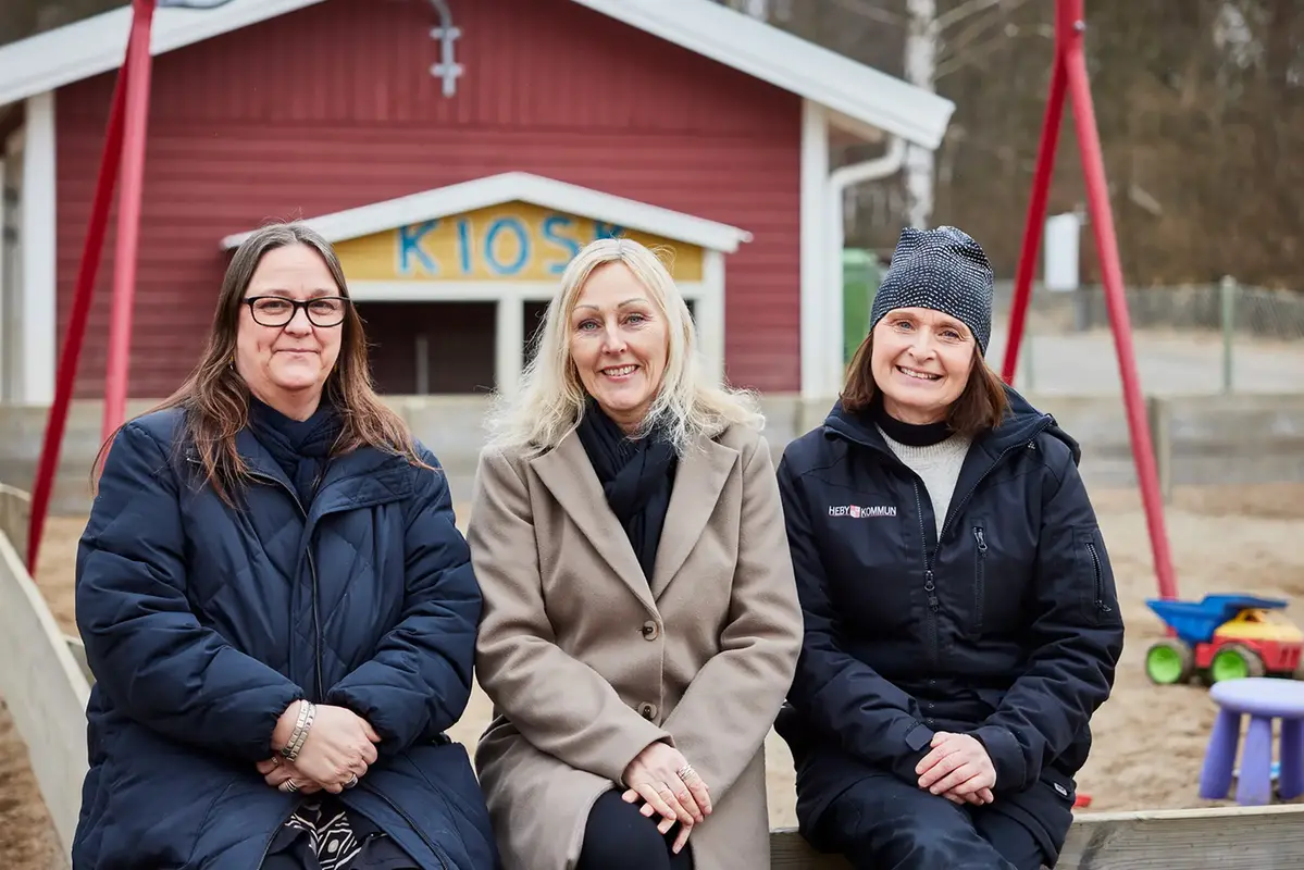 Anne Orvendal, Maria Byström och Cina Andersson