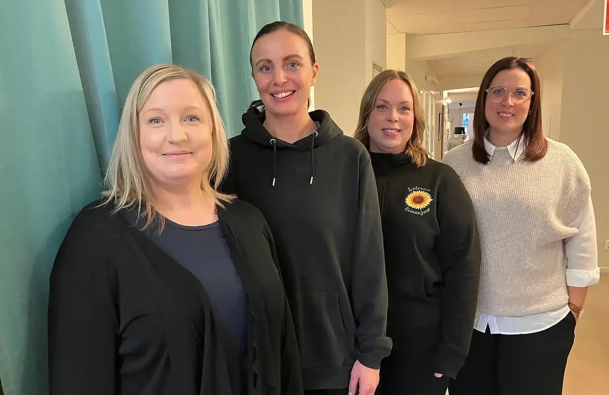 Jenny Johnsson, Elin Johansson, Lotten Röjerås och Sandra Elvingsson