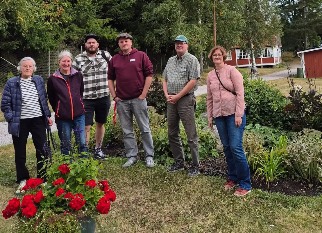 Kommunledningen ihop med Morgongåva Heby Trädgårdsförening i Heby Folkets Park